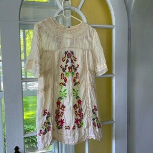 Free People Embroidered Dress